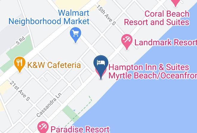 Horry - Hampton Inn & Suites Myrtle Beach Oceanfront Maps