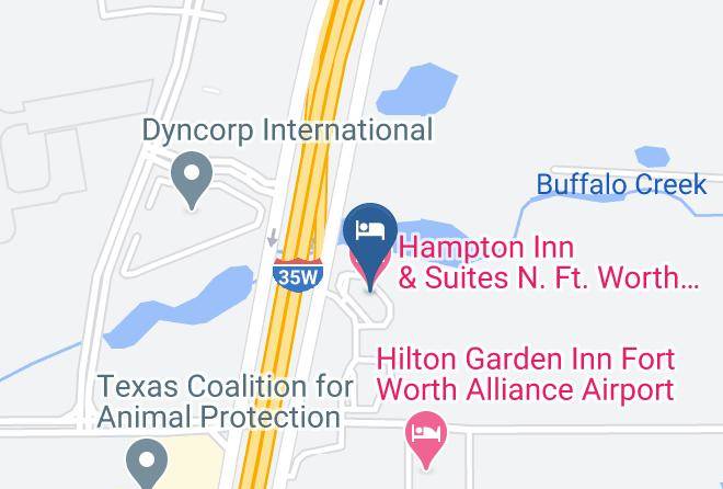Hampton Inn & Suites N Ft Worth Alliance Airport Map