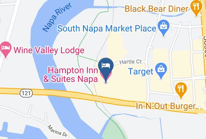 Napa - Hampton Inn & Suites Napa Maps