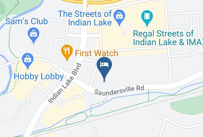 Hampton Inn & Suites Nashville Hendersonville Map