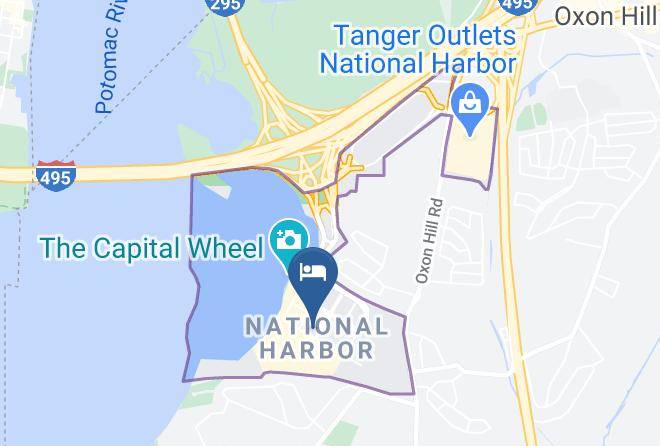 Hampton Inn & Suites National Harbor Alexandria Area Map