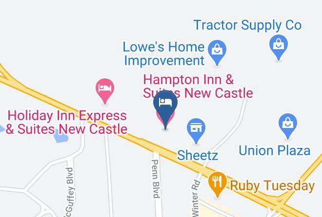 Lawrence - Hampton Inn & Suites New Castle Maps