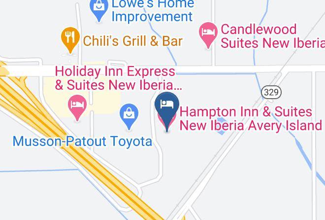 Iberia Par - Hampton Inn & Suites New Iberia Avery Island Maps