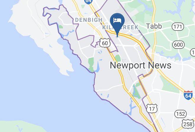 Newport News City - Hampton Inn & Suites Newport News Maps