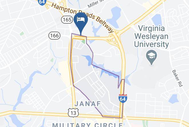Norfolk City - Hampton Inn & Suites Norfolk Airport Maps