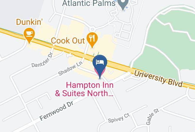 Charleston - Hampton Inn & Suites North Charleston University Blvd Maps