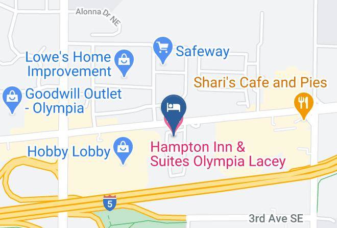 Thurston - Hampton Inn & Suites Olympia Lacey Maps