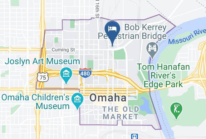 Homewood Suites By Hilton Omaha Downtown Map