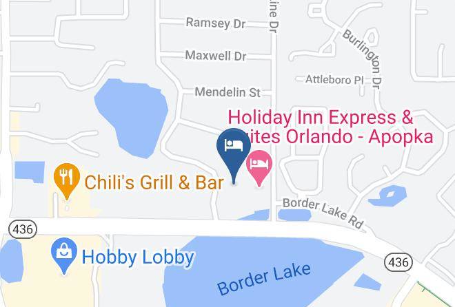 Orange - Hampton Inn & Suites Orlando Apopka Maps