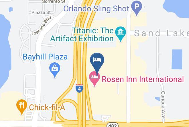 Orange - Hampton Inn & Suites Orlando Intl Dr N Maps