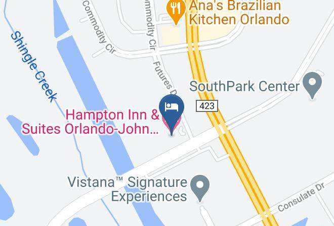 Orange - Hampton Inn & Suites Orlando John Young Pkwy S Park Maps