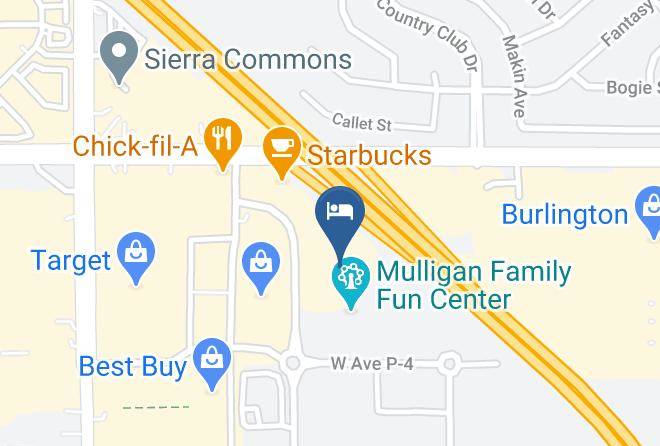 Hampton Inn & Suites Palmdale Map