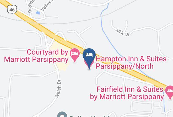 Morris - Hampton Inn & Suites Parsippany North Maps