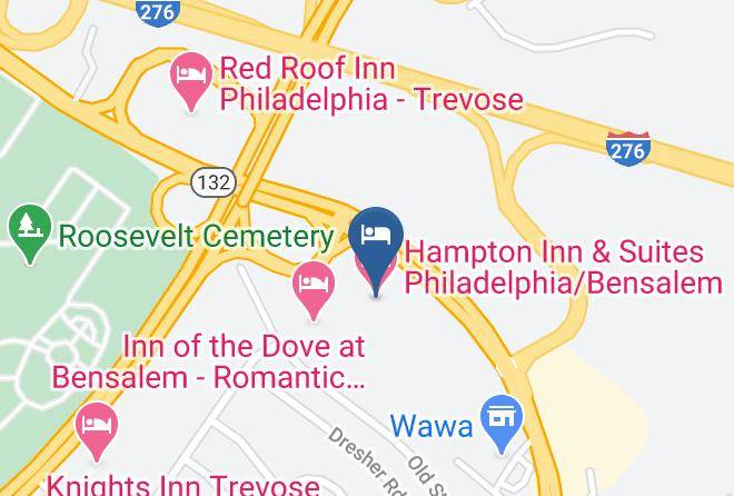 Bucks - Hampton Inn & Suites Philadelphia Bensalem Maps