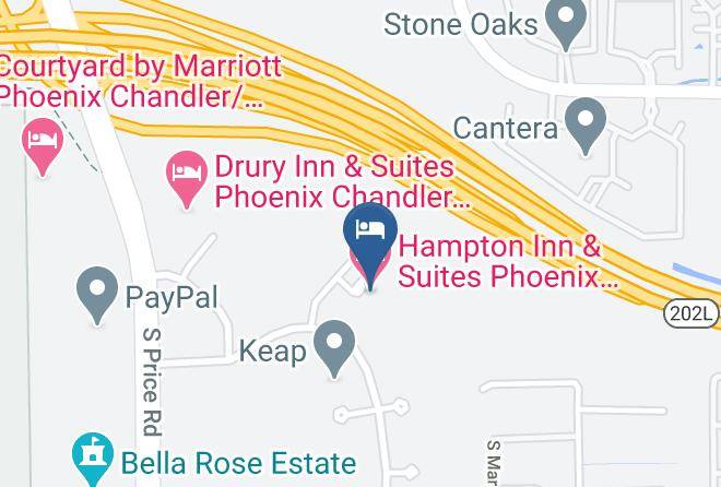 Maricopa - Hampton Inn & Suites Phoenix Chandler Fashion Center Az Maps