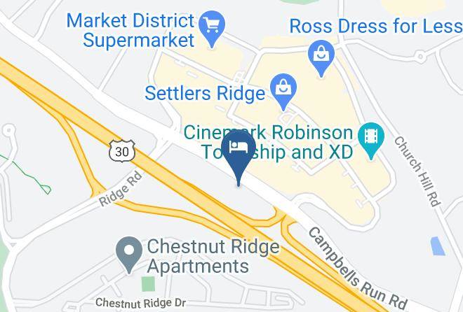 Allegheny - Hampton Inn & Suites Pittsburgh Airport Southsettlers Ridge Maps