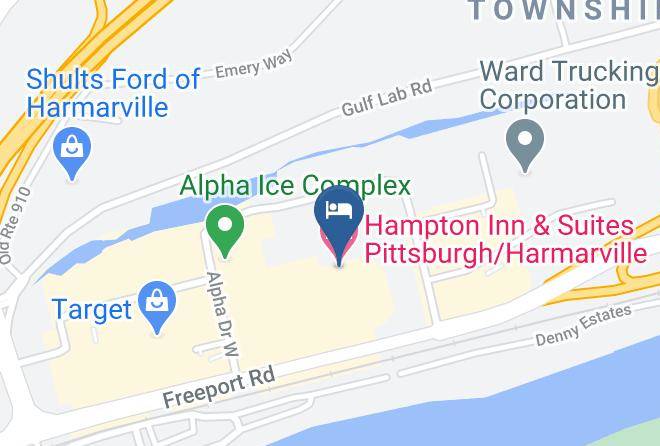 Allegheny - Hampton Inn & Suites Pittsburgh Harmarville Maps