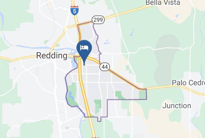 Hampton Inn & Suites Redding Map
