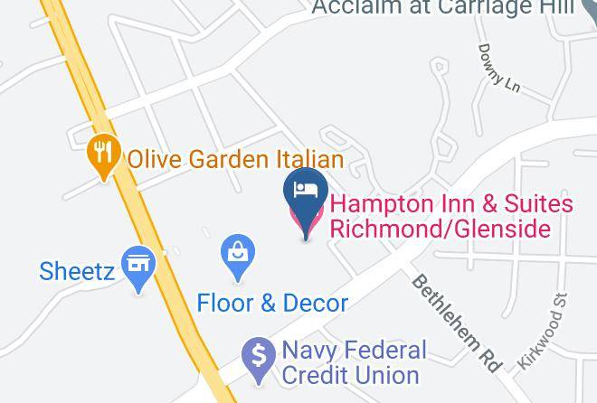 Henrico - Hampton Inn & Suites Richmond Glenside Maps