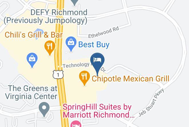 Henrico - Hampton Inn & Suites Richmond Virginia Center Maps