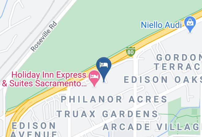Sacramento - Hampton Inn & Suites Sacramento Cal Expo Maps