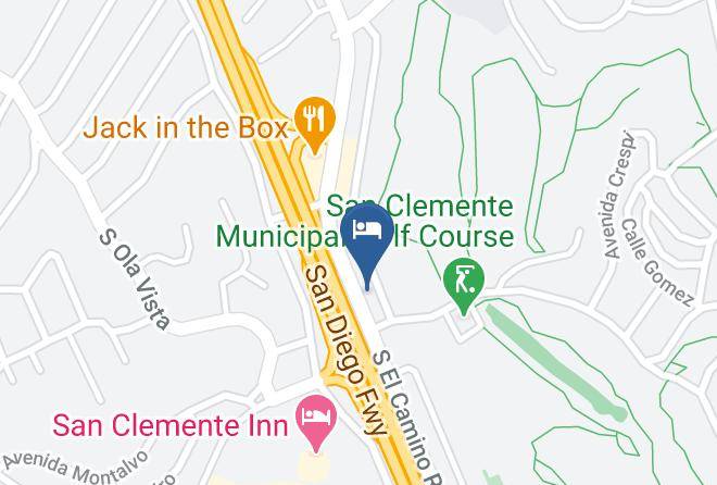 Hampton Inn & Suites San Clemente Map