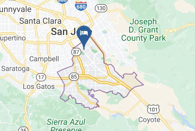 Santa Clara - Hampton Inn & Suites San Jose Maps
