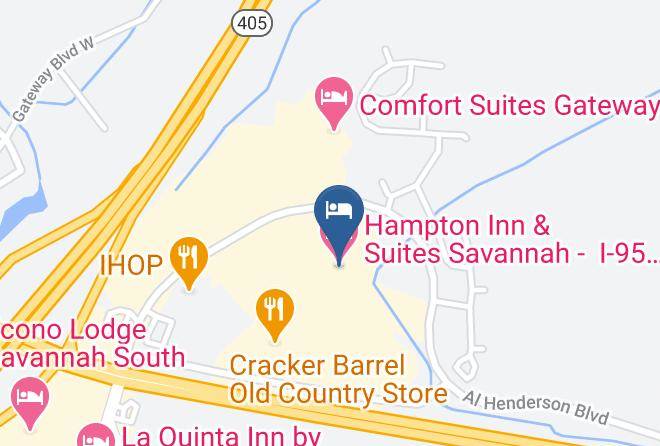 Hampton Inn & Suites Savannah I 95 South Gateway Map