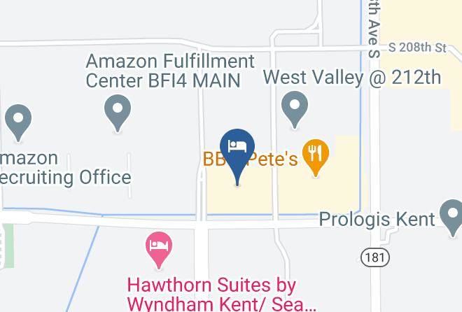 King - Hampton Inn & Suites Seattle Kent Wa Maps