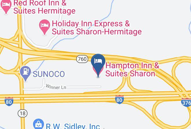 Mercer - Hampton Inn & Suites Sharon Maps