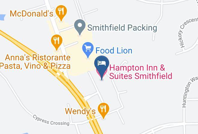 Isle Of Wight - Hampton Inn & Suites Smithfield Maps