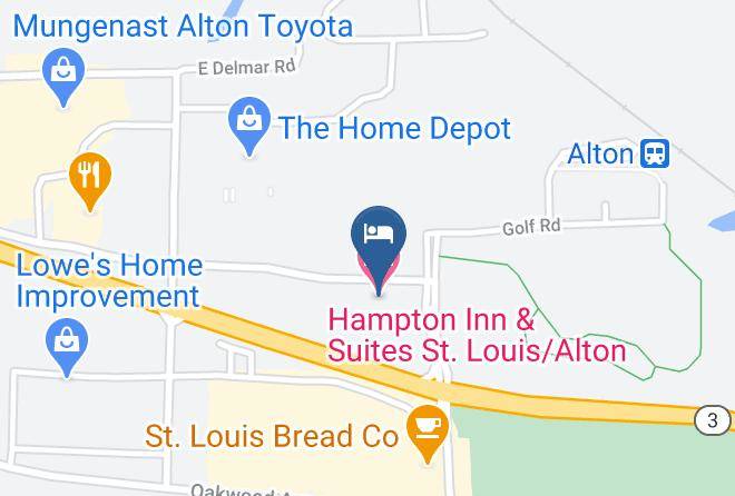 Madison - Hampton Inn & Suites St Louis Alton Maps