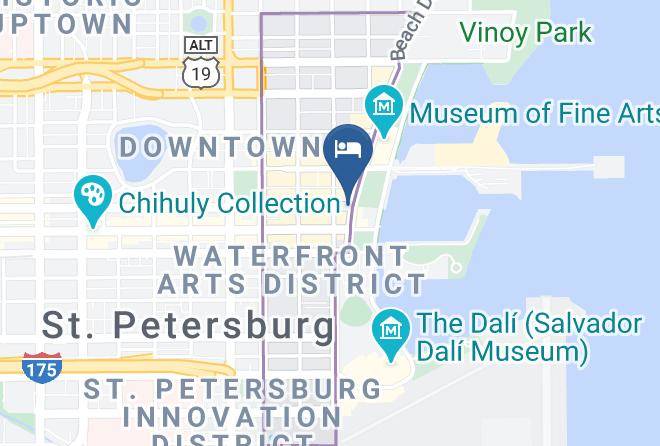 Pinellas - Hampton Inn & Suites St Petersburg Downtown Maps