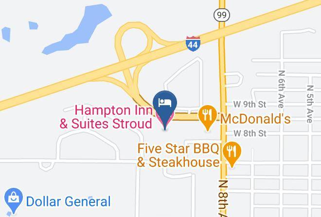 Lincoln - Hampton Inn & Suites Stroud Maps