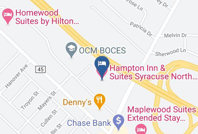 Onondaga - Hampton Inn & Suites Syracuse North Airport Area Maps