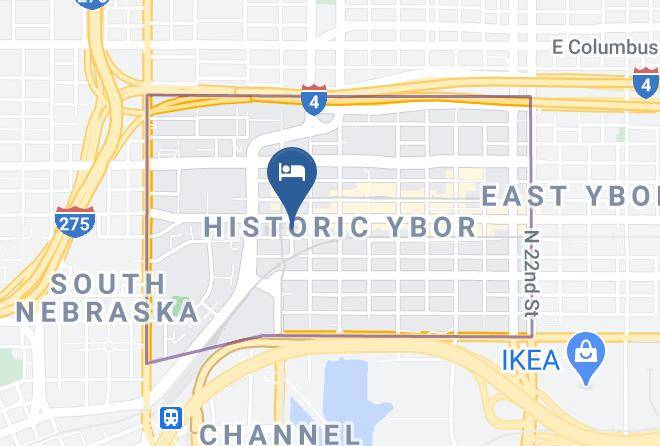 Hillsborough - Hampton Inn & Suites Tampa Ybor City Downtown Maps