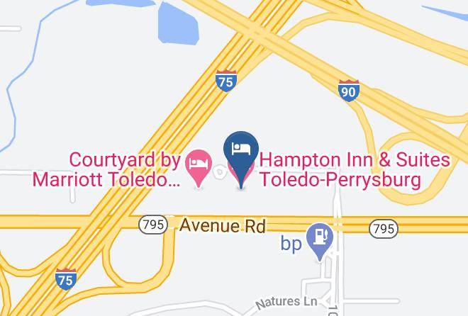 Wood - Hampton Inn & Suites Toledo Perrysburg Maps