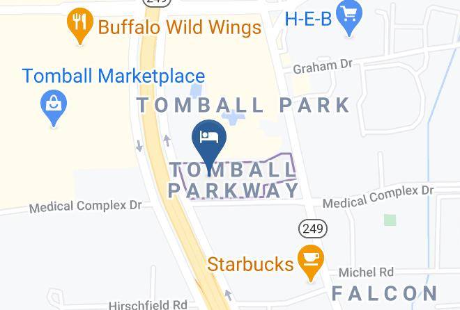 Hampton Inn & Suites Tomball Houston Nw Map