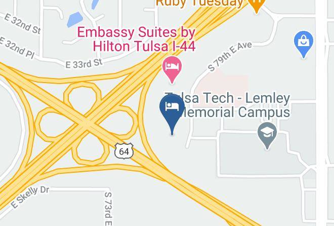 Tulsa - Hampton Inn & Suites Tulsa Central Maps