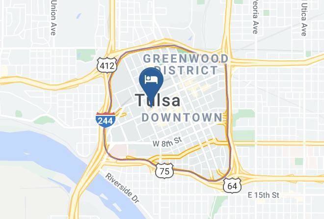 Tulsa - Hampton Inn & Suites Tulsa Downtown Maps