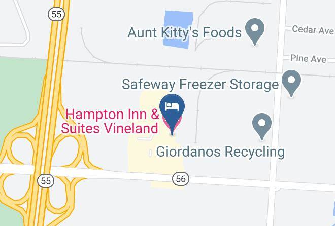 Cumberland - Hampton Inn & Suites Vineland Maps