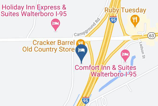 Colleton - Hampton Inn & Suites Walterboro Maps
