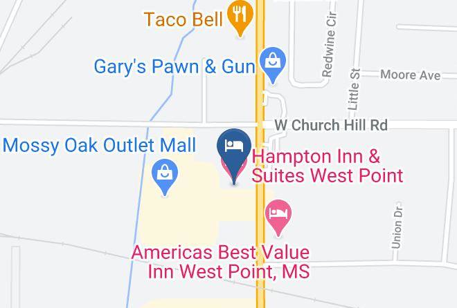 Clay - Hampton Inn & Suites West Point Maps