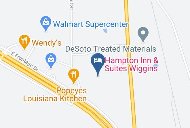 Stone - Hampton Inn & Suites Wiggins Maps