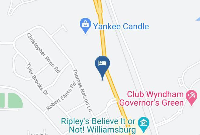 Hampton Inn & Suites Williamsburg Richmond Rd Map