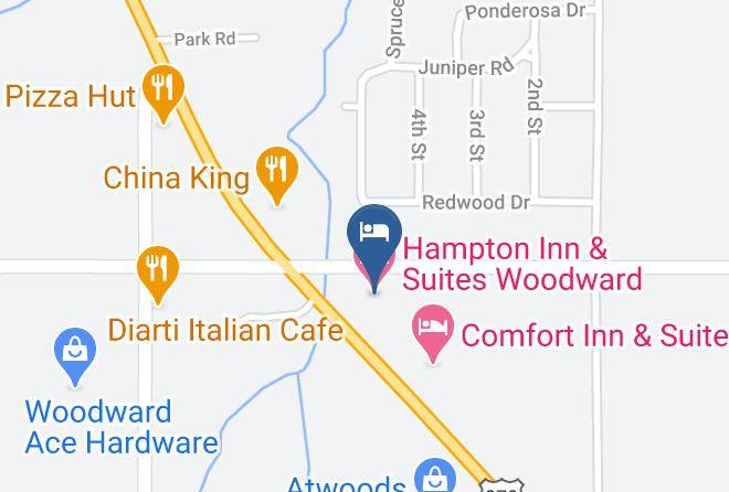 Woodward - Hampton Inn & Suites Woodward Maps