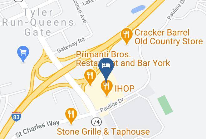 Hampton Inn & Suites York South Map