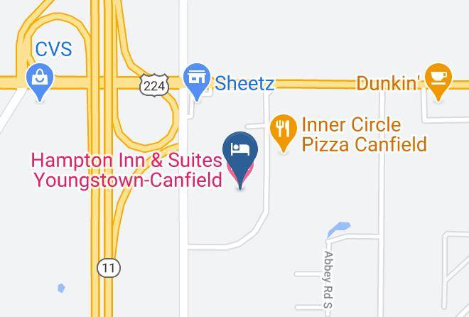 Mahoning - Hampton Inn & Suites Youngstown Canfield Maps