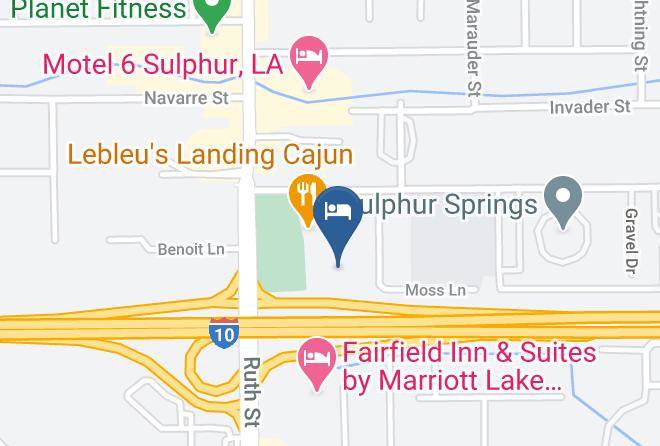 Calcasieu Par - Hampton Inn Sulphur Lake Charles Area Maps