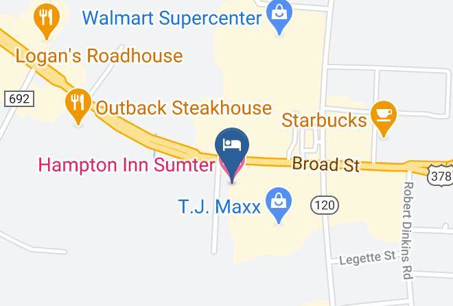 Sumter - Hampton Inn Sumter Maps